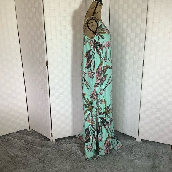 O'Neill floral maxi dress spring summer vacation beach size small - Picture 11 of 12
